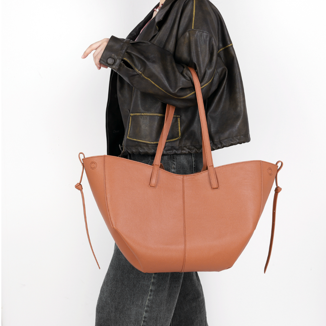 Sefra Leather Tote Bag