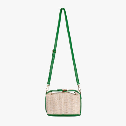 Poppy Mini Straw Crossbody