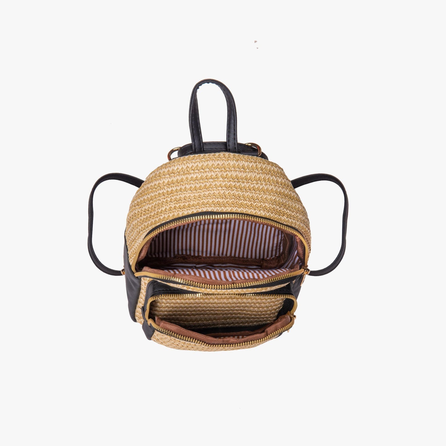 Olives Mini Straw Backpack