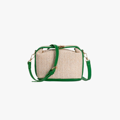 Poppy Mini Straw Crossbody