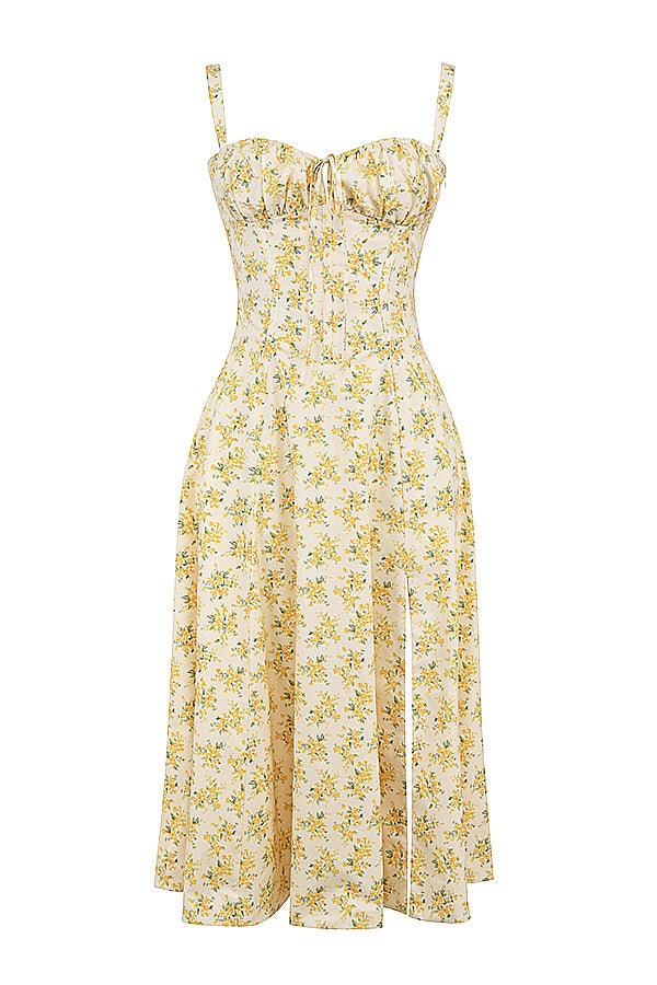 Lemon Zest Midi Dress