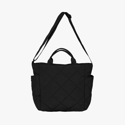 Olives Quilted Puffer Tote