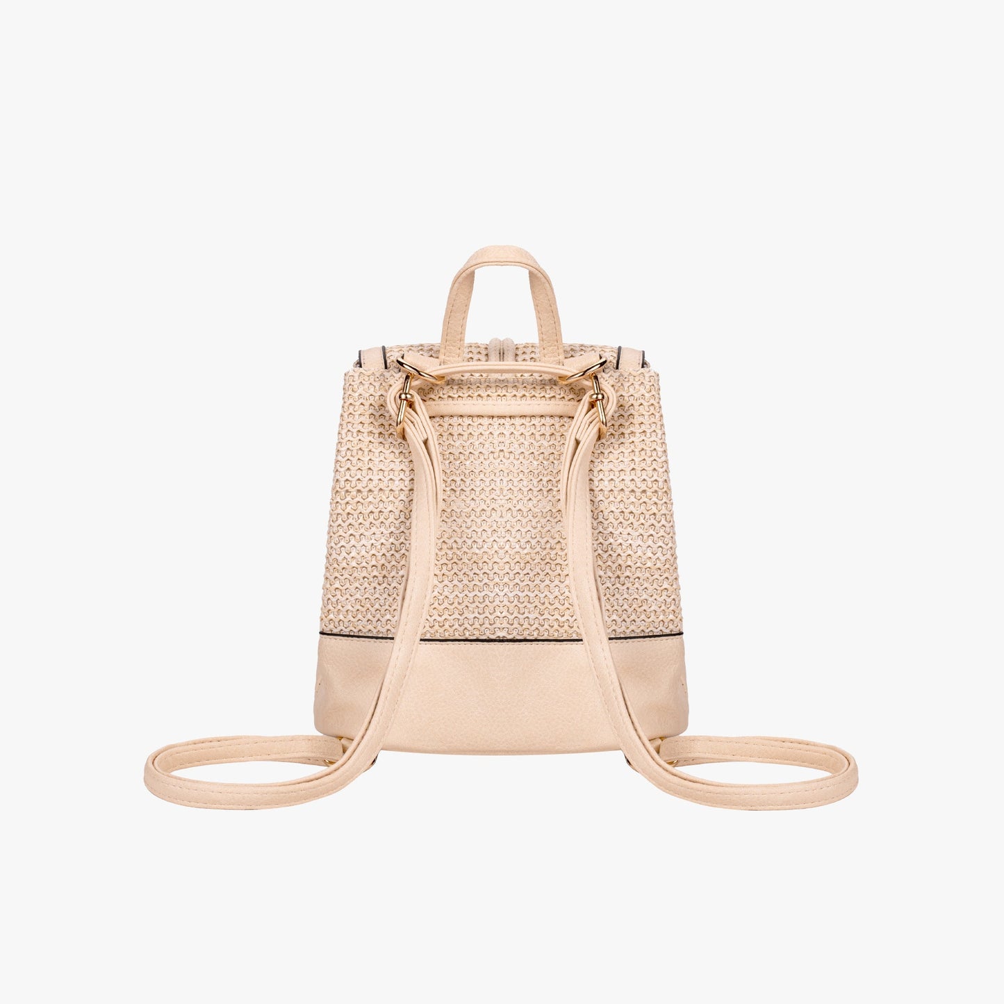 Knotted Straw Backpack