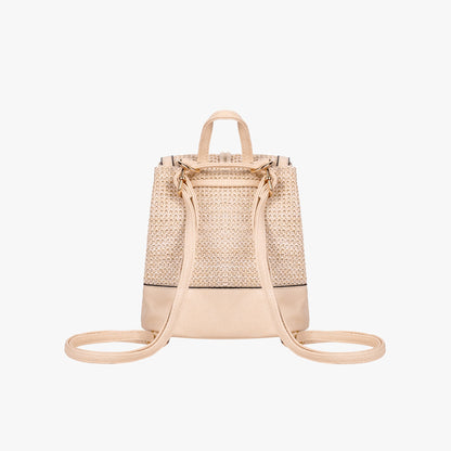 Knotted Straw Backpack