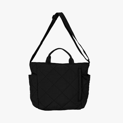 Olives Quilted Puffer Tote