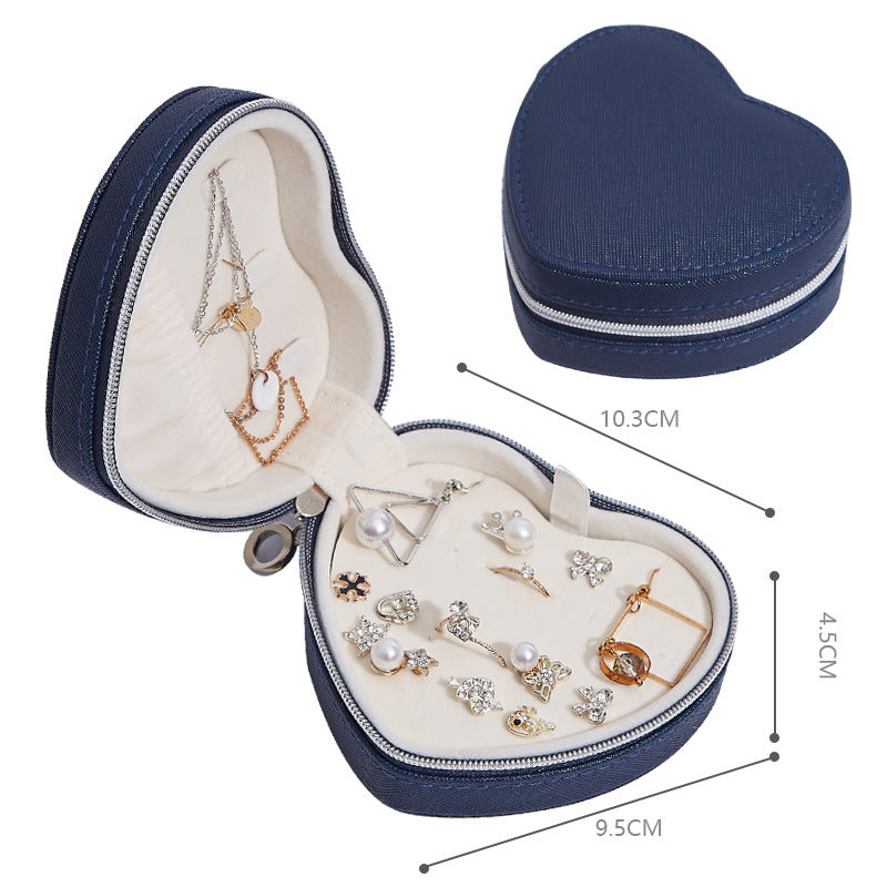 CAYENNE | Heart Shaped Portable Jewelry Box