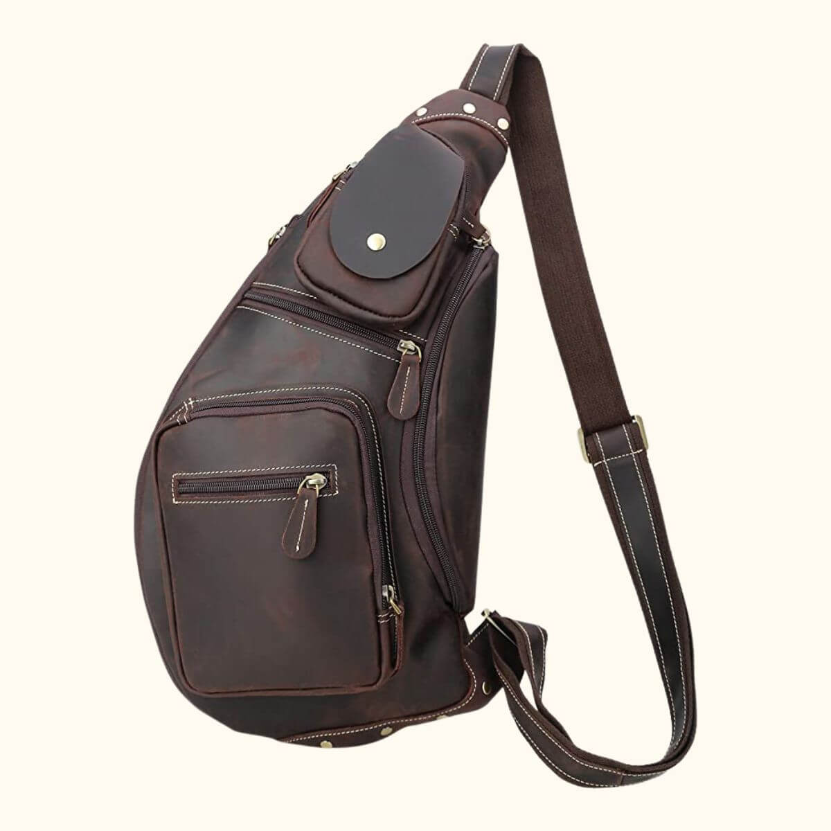 Frontier Leather Crossbody Bag