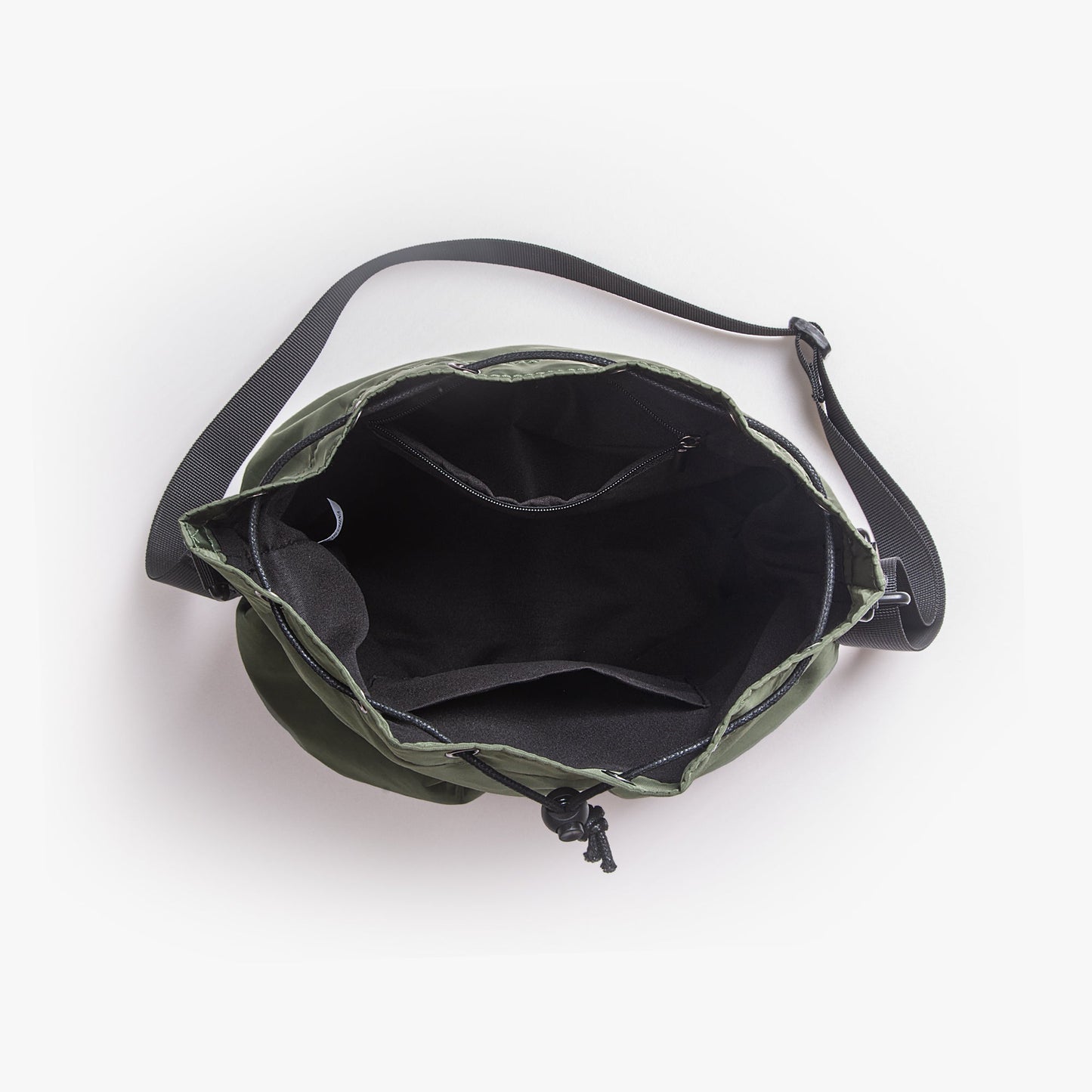 Olives Nylon Drawstring Bag