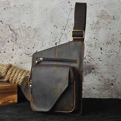 Classic Heritage Leather Crossbody Bag