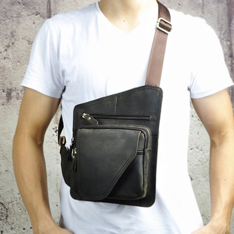 Classic Heritage Leather Crossbody Bag