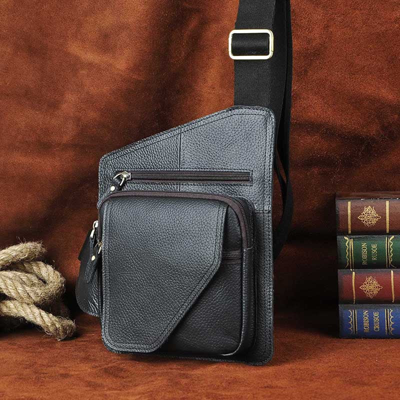 Classic Heritage Leather Crossbody Bag