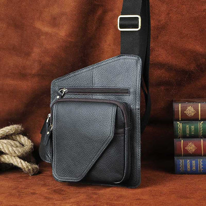 Classic Heritage Leather Crossbody Bag