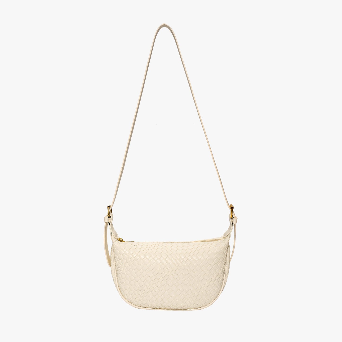 Woven Half Moon Bag