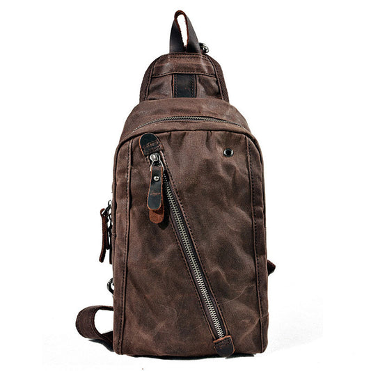 Adjustable Canvas Crossbody Bag