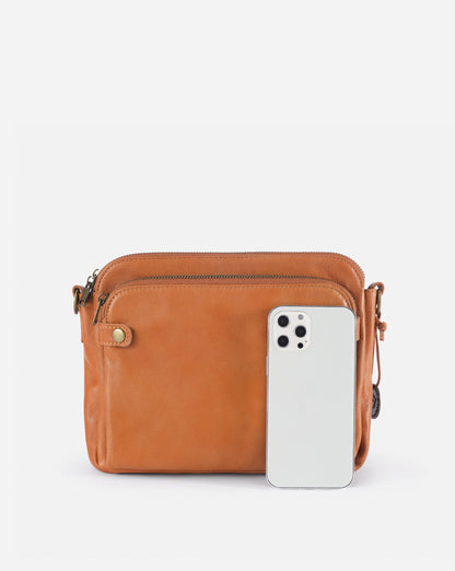 Luxe Leather RFID Crossbody Bag