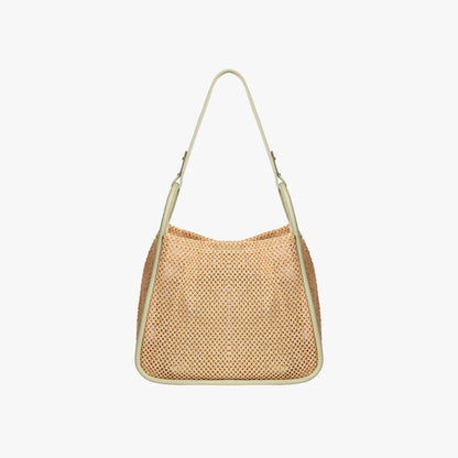 Large Handle Straw Tote