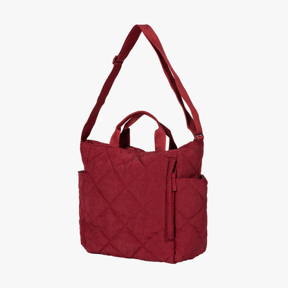 Olives Quilted Puffer Tote