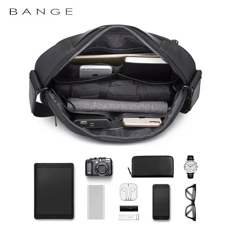 Anti-Theft USB Charging Crossbody Sling Bag