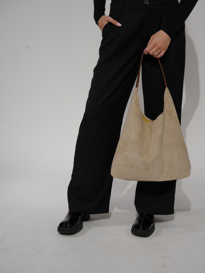 Suede Daily Leather Tote