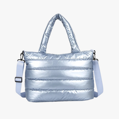 Satin Puffer Bag