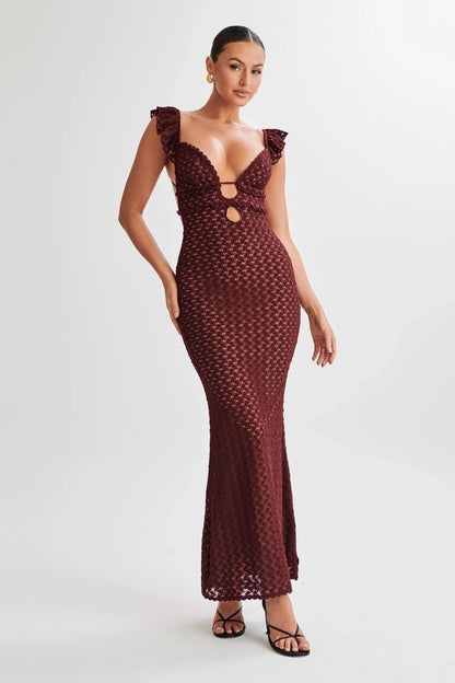 Nikki Lace Maxi Dress