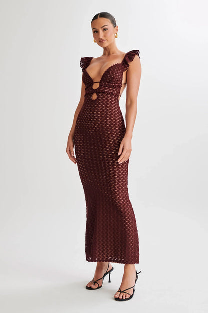 Nikki Lace Maxi Dress