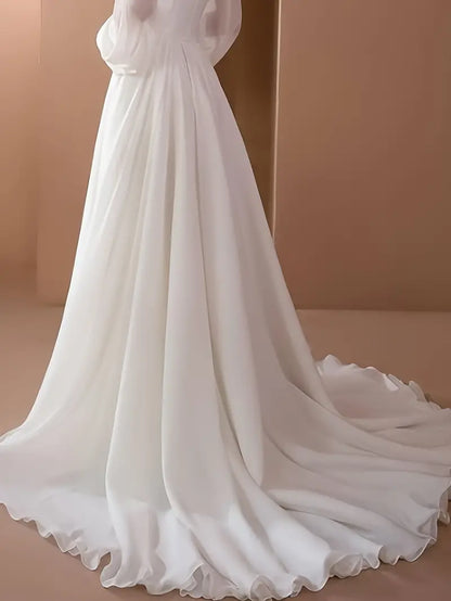 Off Shoulder Gown Wedding Dresses