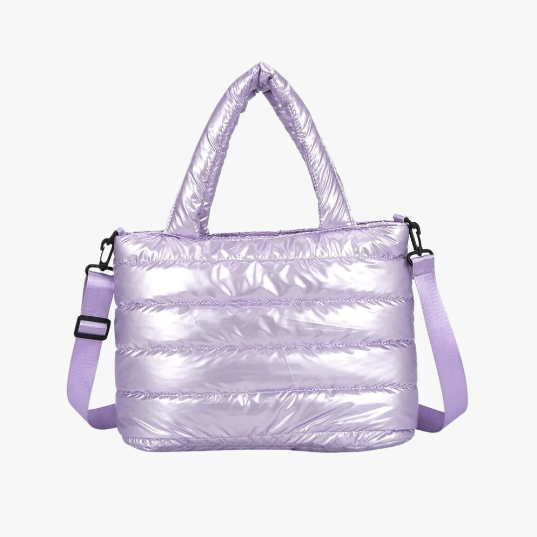 Satin Puffer Bag