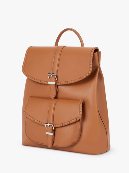 Evelyn Vintage Vegan Backpack for Women