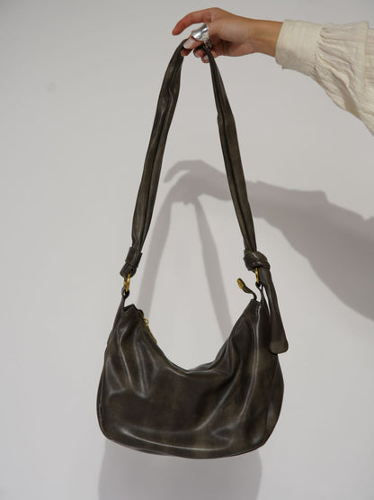 Knotted Sling Leather Bag