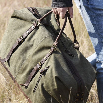 Robuste Weekender-Reisetasche aus Canvas