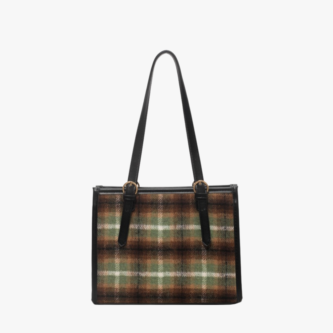 Plaid Tote