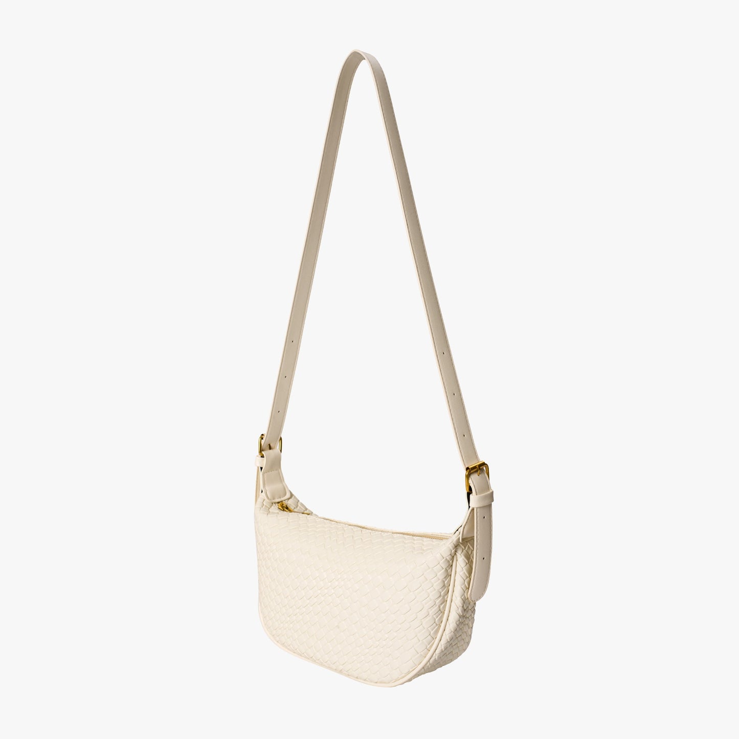 Woven Half Moon Bag