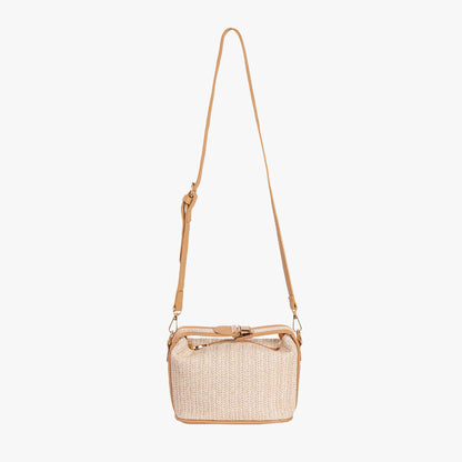 Poppy Mini Straw Crossbody