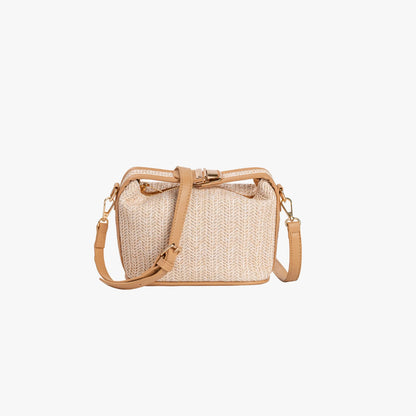 Poppy Mini Straw Crossbody