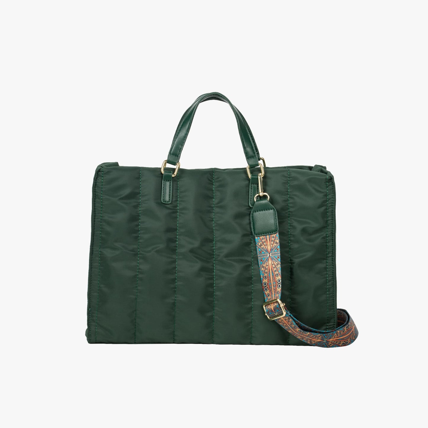 Olives Puffer Midi Tote