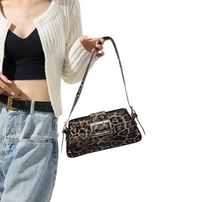 Orta Leopard Shoulder Bag