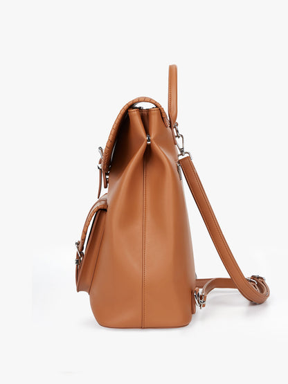 Evelyn Vintage Vegan Backpack for Women