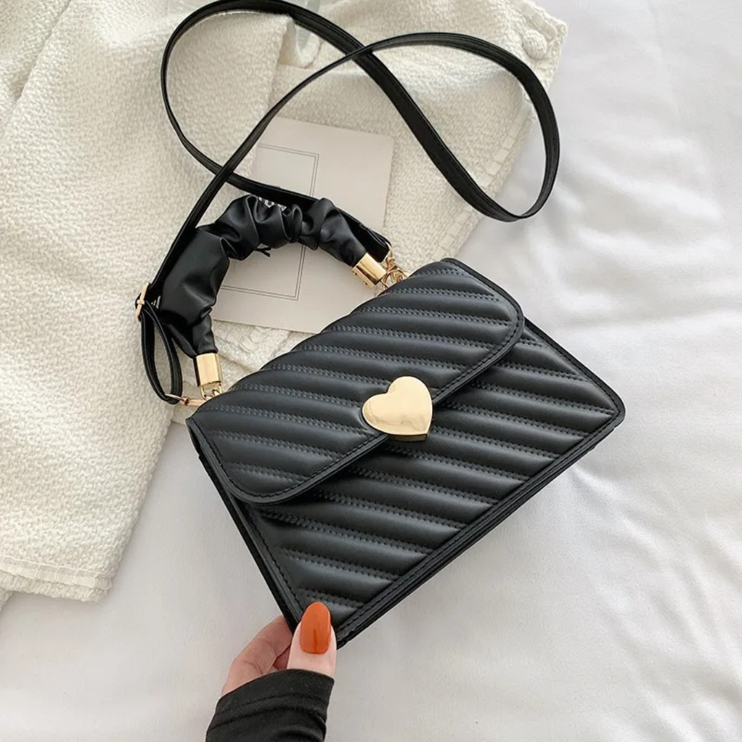 Amber Heart Shoulder Bag