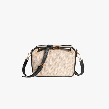 Poppy Mini Straw Crossbody