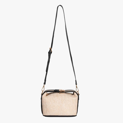 Poppy Mini Straw Crossbody