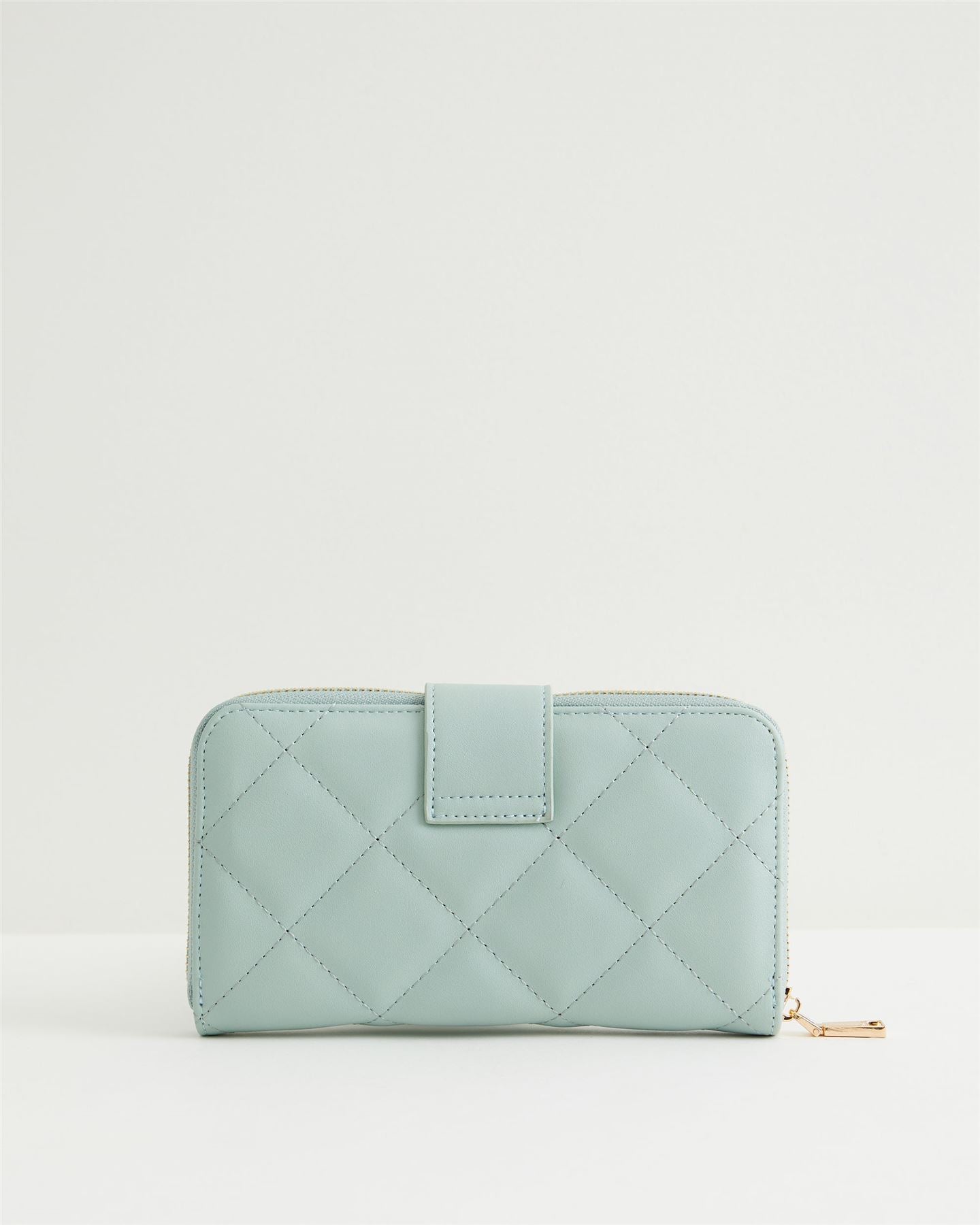 Soft Sage Quilted Purse