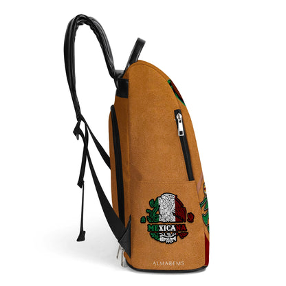 MEXICANA - Personalized Custom Leather BackPack - BP_MX10