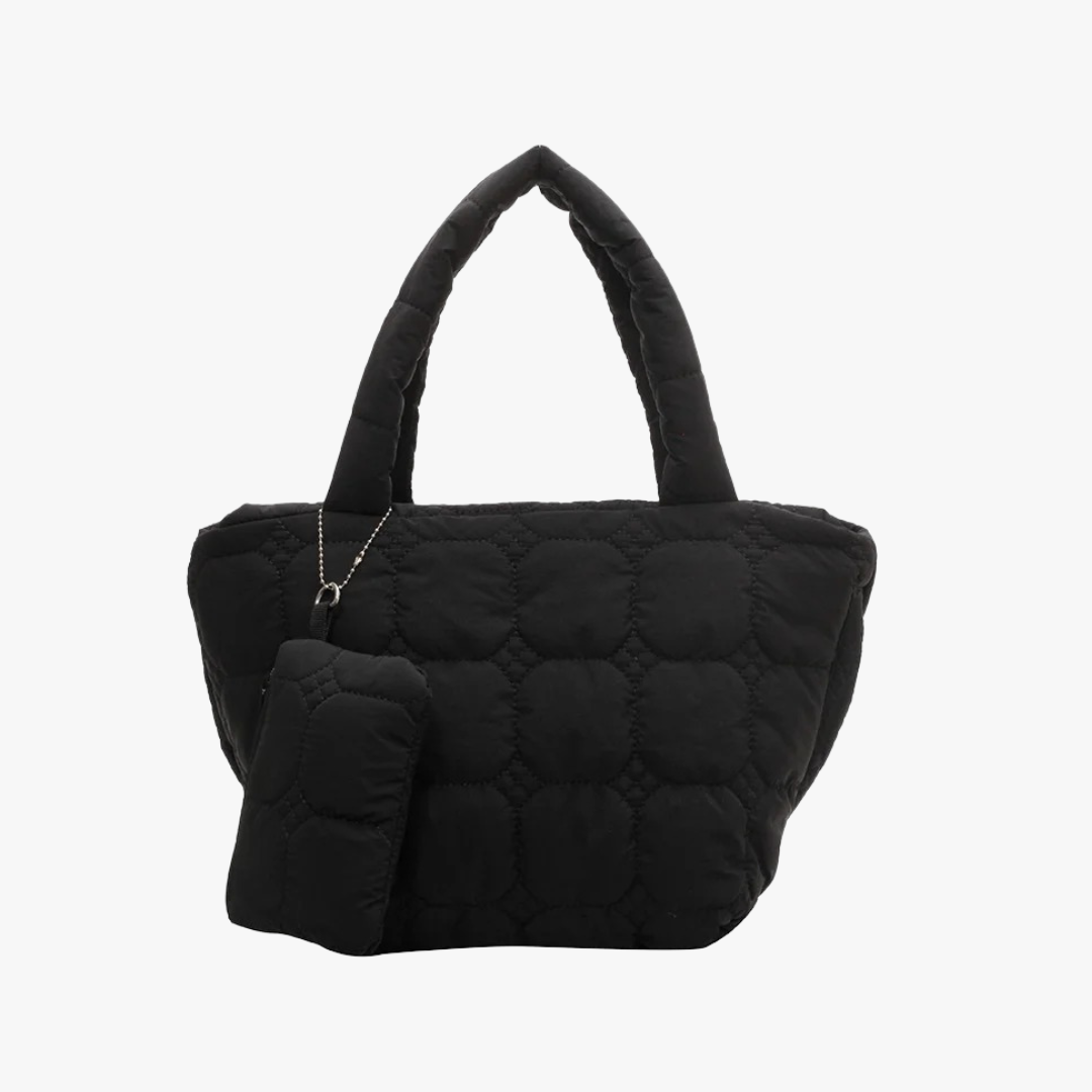 Olives Boxy Puffer Tote