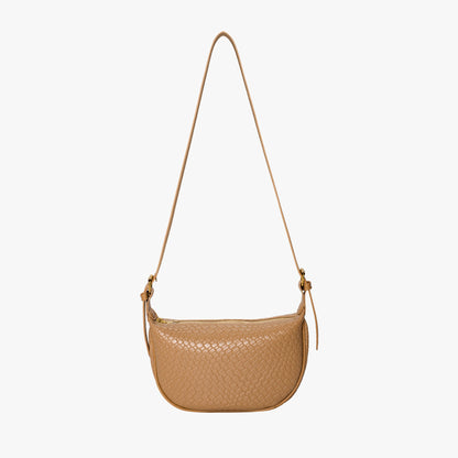 Woven Half Moon Bag