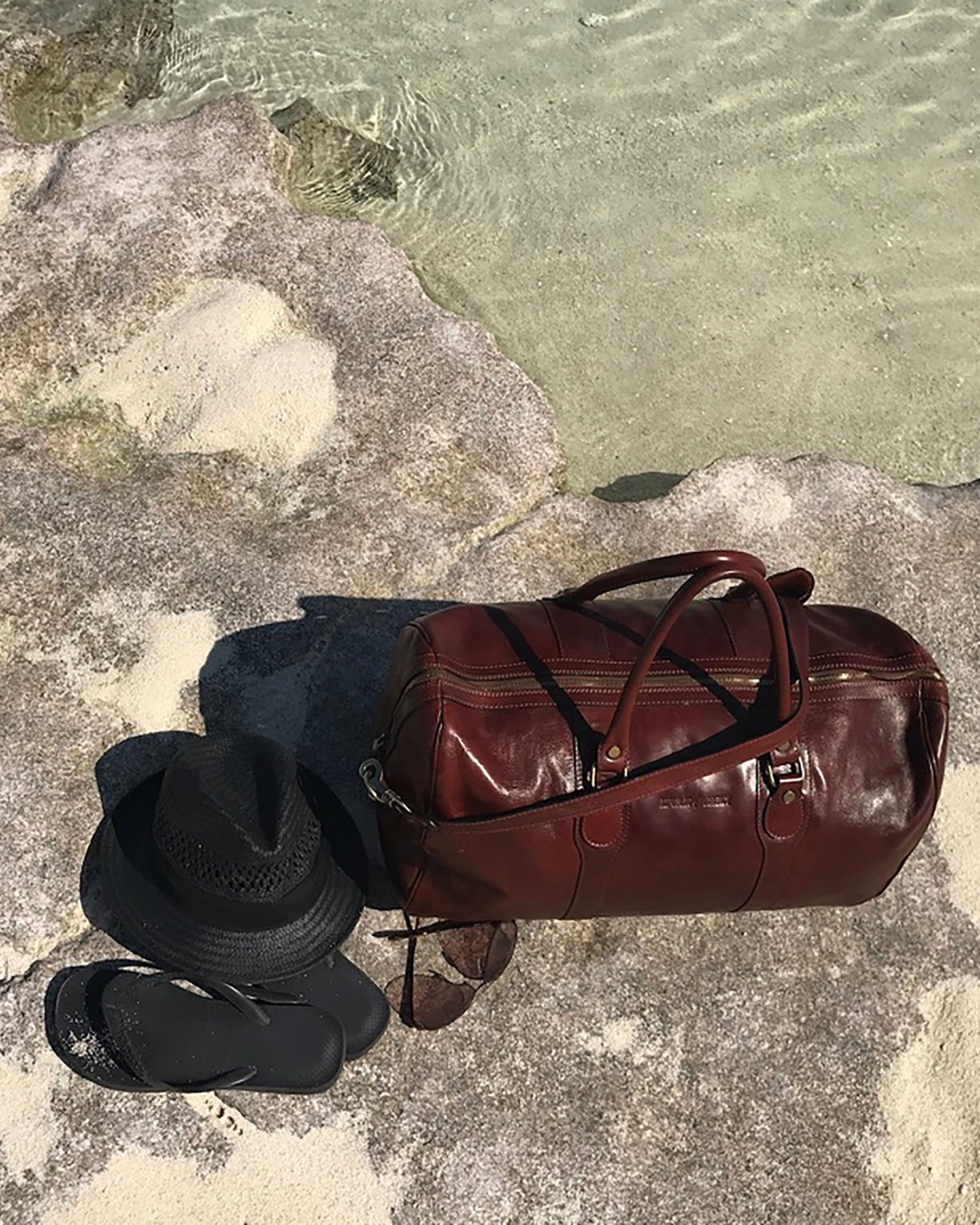 Beltrami Brown - Leather Duffle Bag