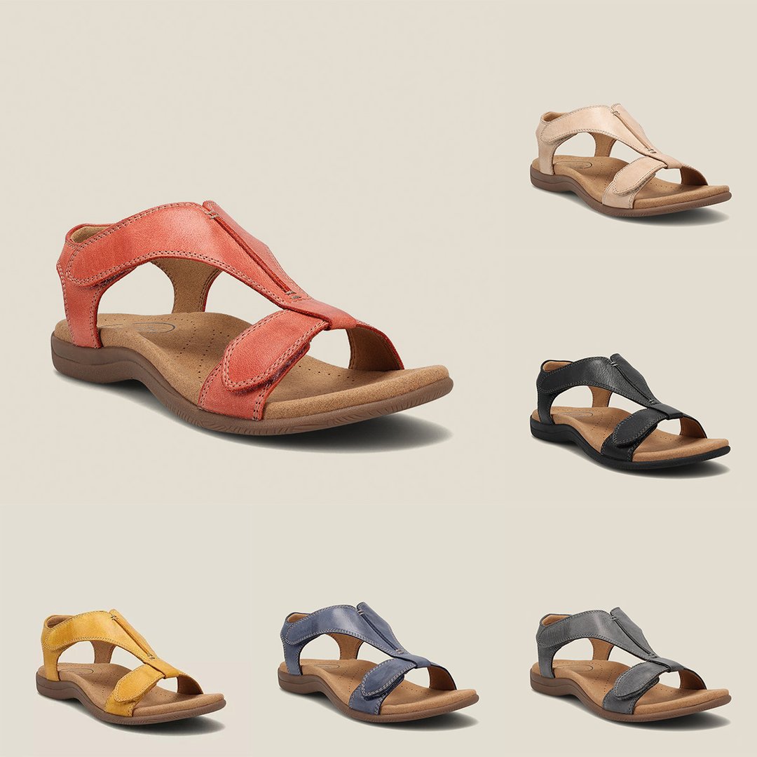 BRENA | Orthopaedic PU Leather Sandals