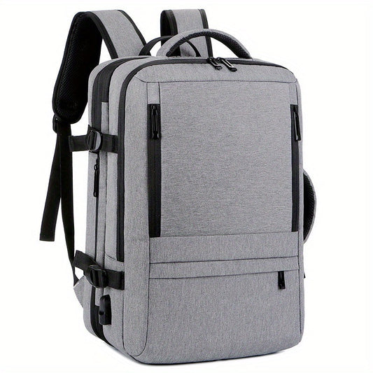 Expandable Water-Resistant Laptop Backpack