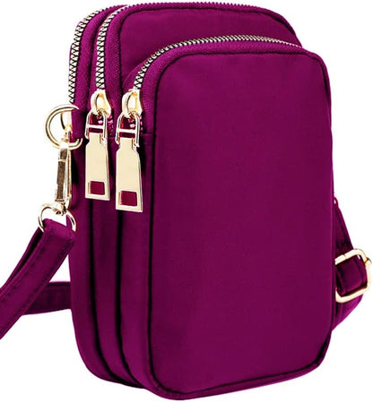 Water-Resistant Compact Crossbody Bag