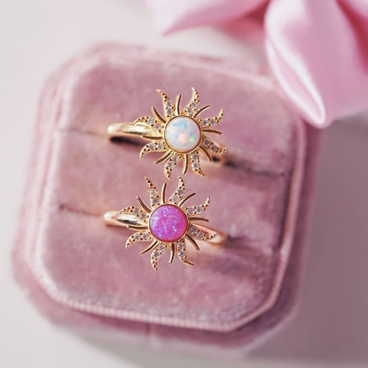 Rapunzel Opal Sun Ring